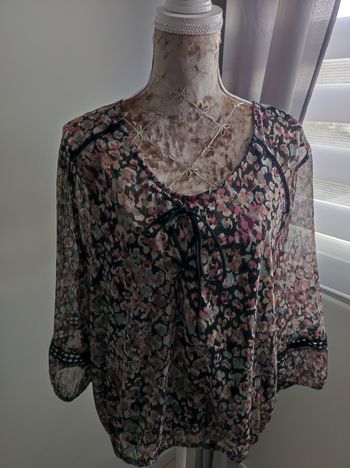 Chemisier multi couleurs 