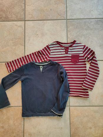 Lot de 2 t-shirts manches longues