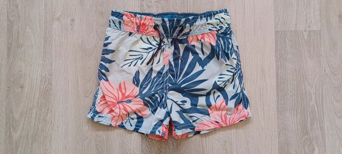 Short de bain bébé garçon, motif tropical, marque Okaidi, taille 2 ans (86 cm) - photo numéro 2
