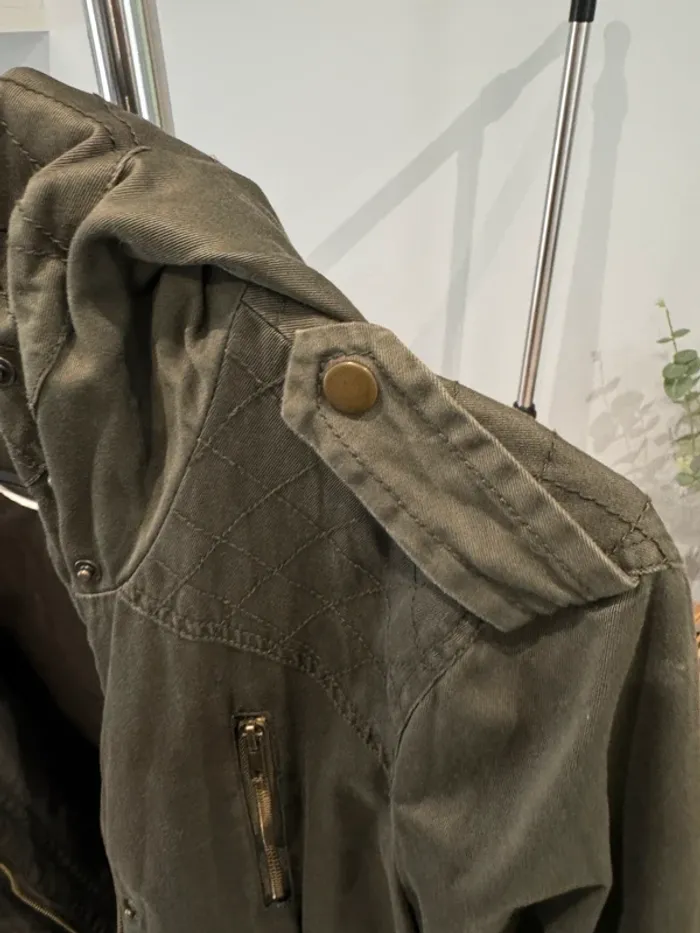 Manteau kaki cache cache - photo numéro 10