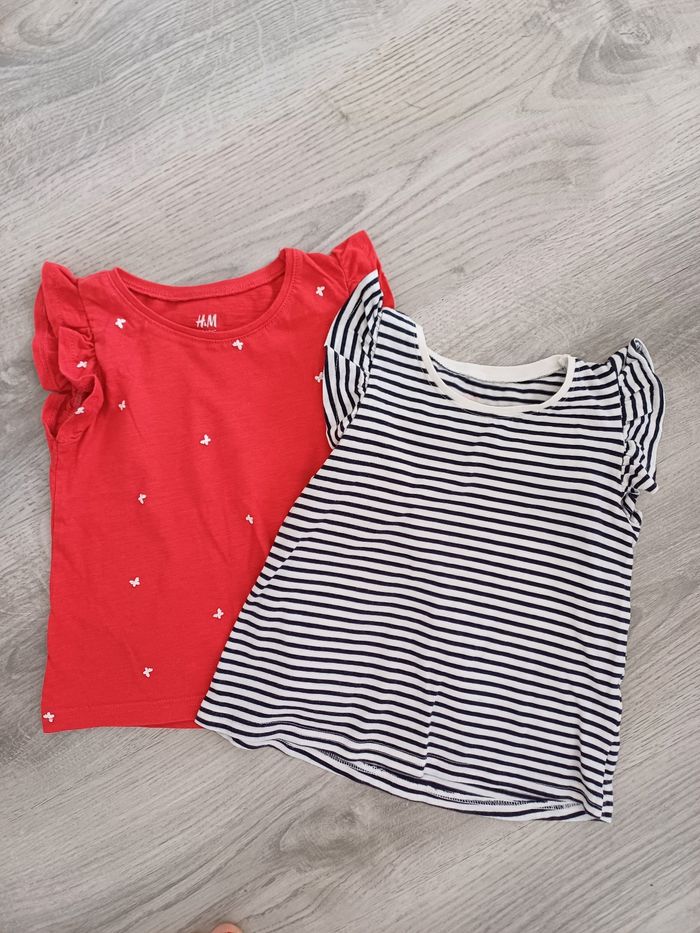 Lot 2 tee-shirts manches courtes 3 ans