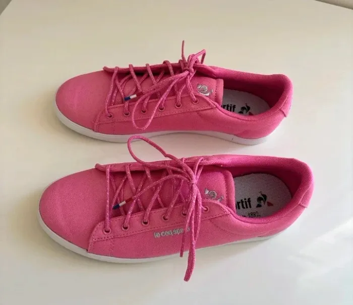 Chaussures de sport Le Cop Sportif fushia - photo numéro 3
