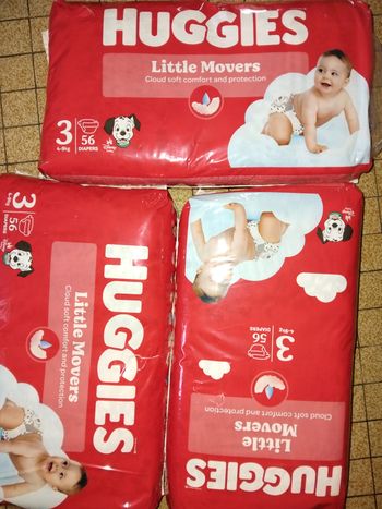 Couches huggies t 3