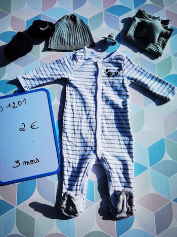 D1201 - pyjama garçon 3 mois