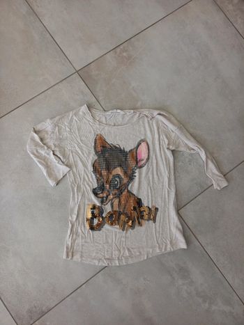 Tee shirt manches longues bambi
