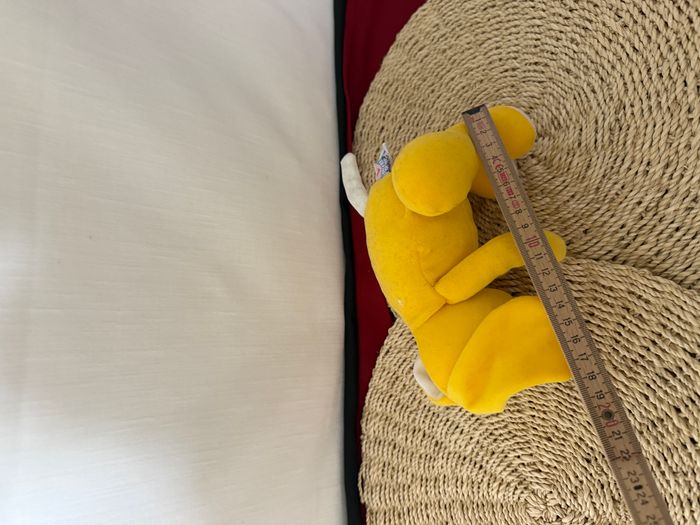 Doudou lapin chien jaune SUCRE D'ORGE - photo numéro 5