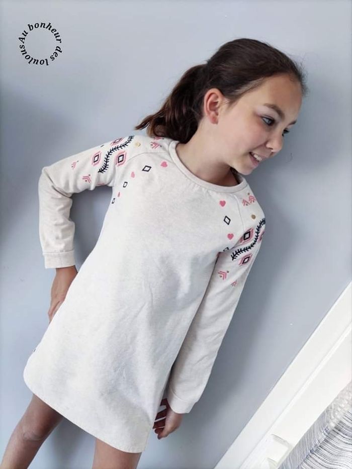 10 ans robe Lisa rose