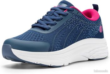 Chaussures ultra légères pour femme bleu/rose FitVille Cloud Wanderer V16 T38