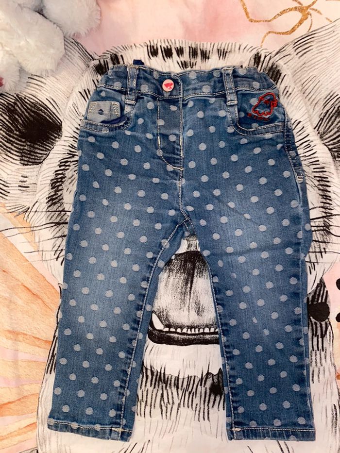 Ensemble pantalon t-shirt, taille 12 mois, marque Dpam. - photo numéro 6