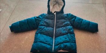 Veste à capuche chaude hiver bébé fille 12/18 mois comme NEUVE