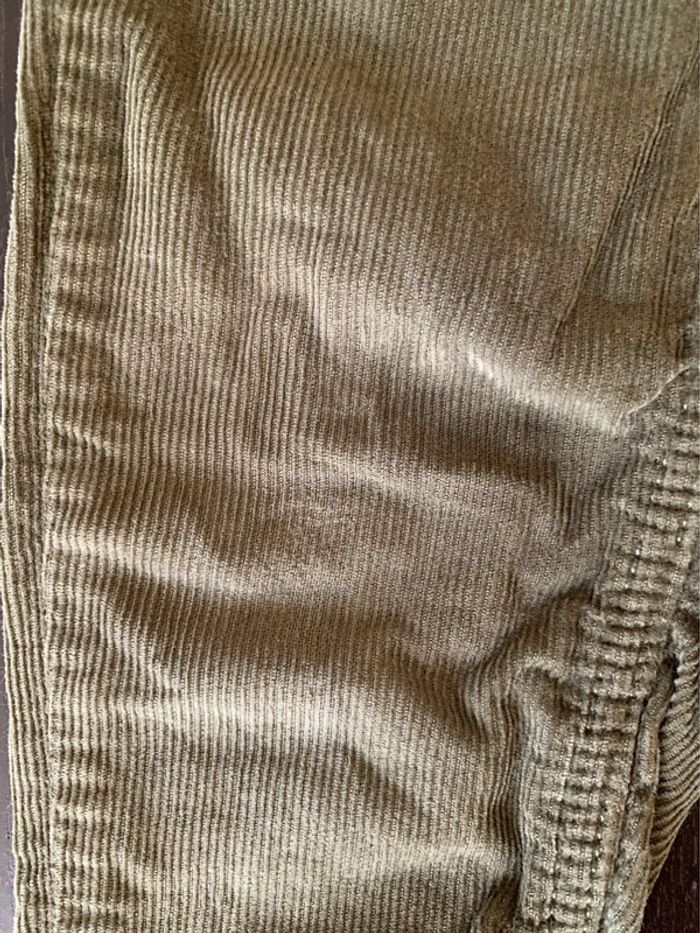 Pantalon velours kaki 2A - photo numéro 3