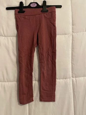 Legging sans marque bordeaux taille 4 ans / 104 cm
