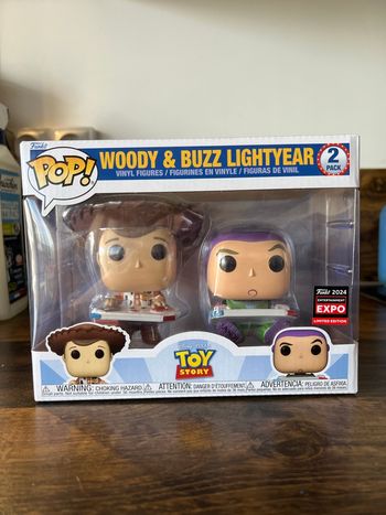 Pop Woody & Buzz Lightyear damaged
