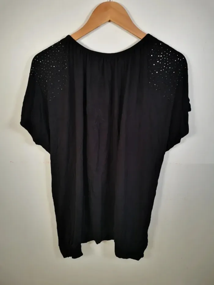 C34 blouse noir C&A XL - photo numéro 2
