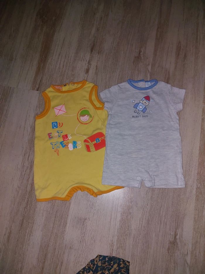 Lot Combishort 6 mois