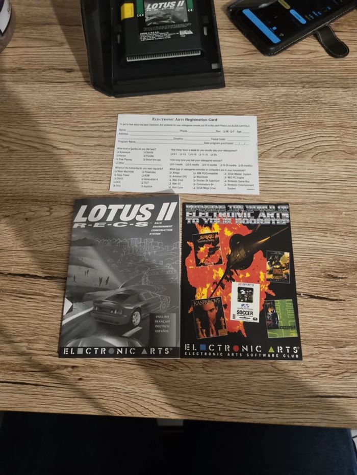 lotus 2 R-E-C-S sega mega drive Complet - photo numéro 4
