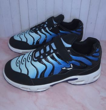 Baskets bleu à scratch enfants tendances - Taille 36 - NEUVES 🌟