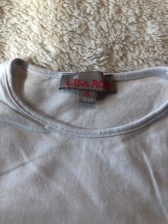 Tee shirt manches longues blancs 5a - photo numéro 3