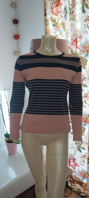 Sweat/ pull fin tricolore excellent état taille S/ M