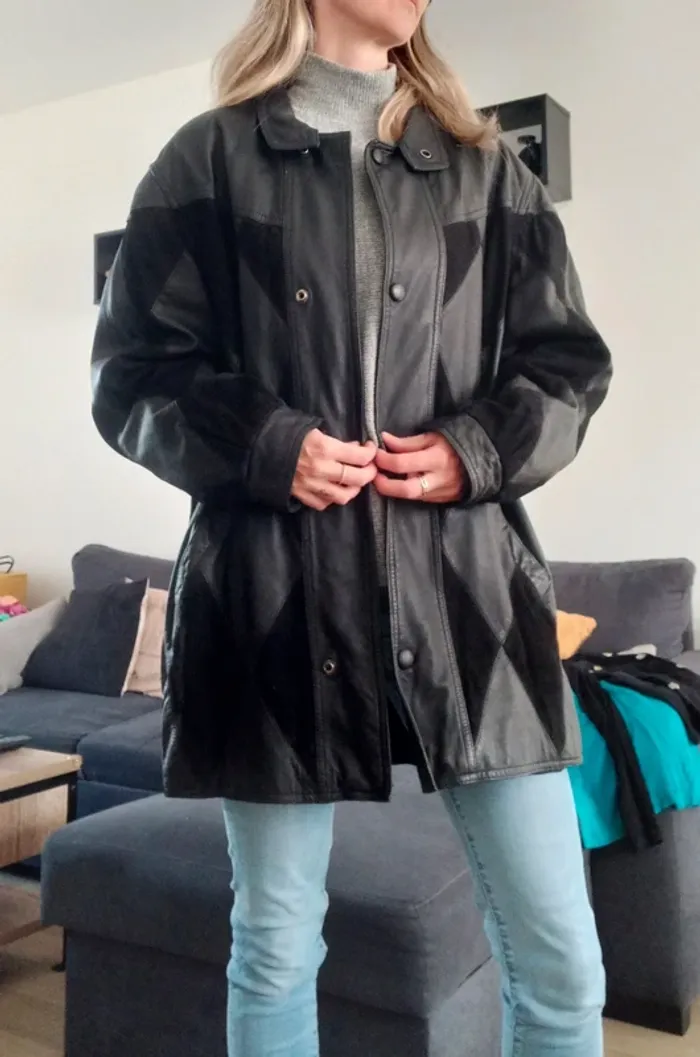 Veste en cuire T44 - photo numéro 3