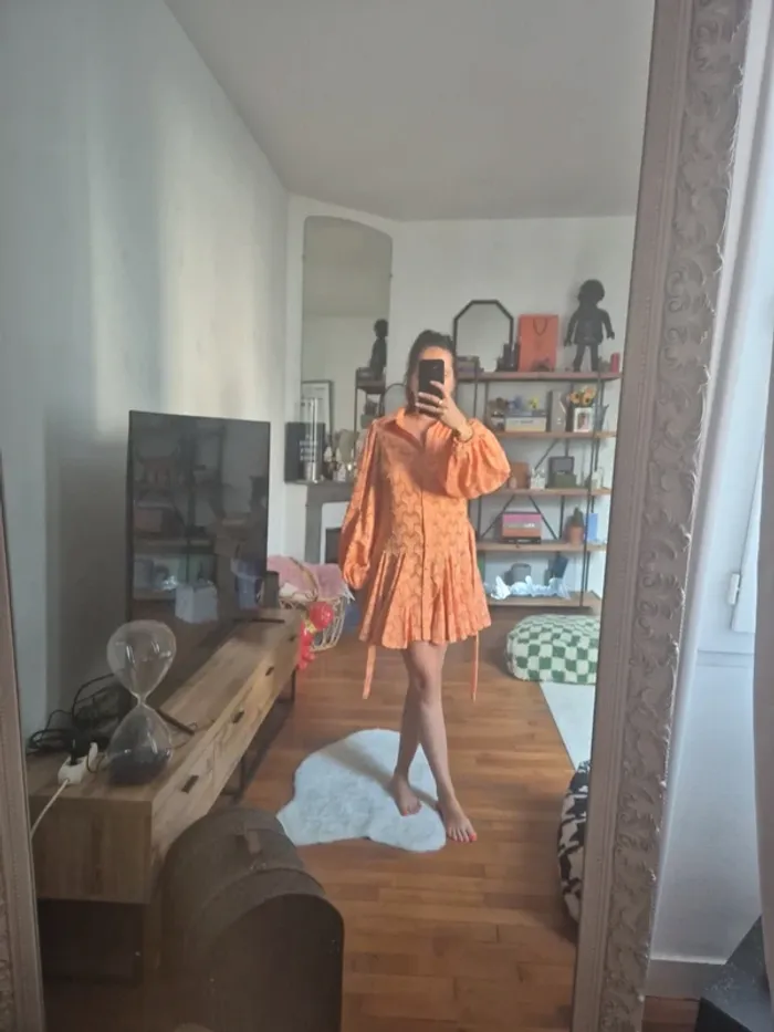 Robe orange Mochy - photo numéro 5