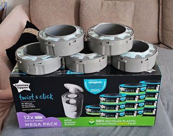 Lot de 5 recharges twist & click Tommee Tippee neufs