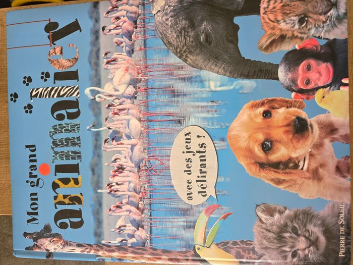 livre "mon grand animalier"