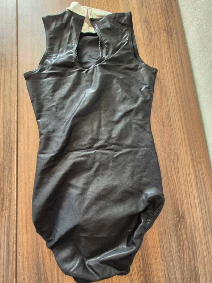 Justaucorps Agiva noir et blanc argenté taille 36 - photo numéro 4