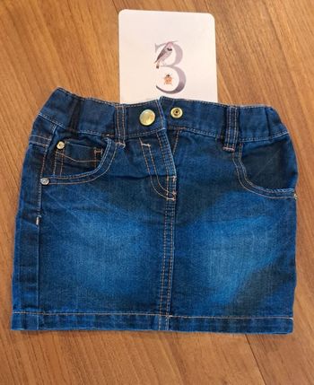 Jupe en jean bleu _ 3 ans _ kiabi