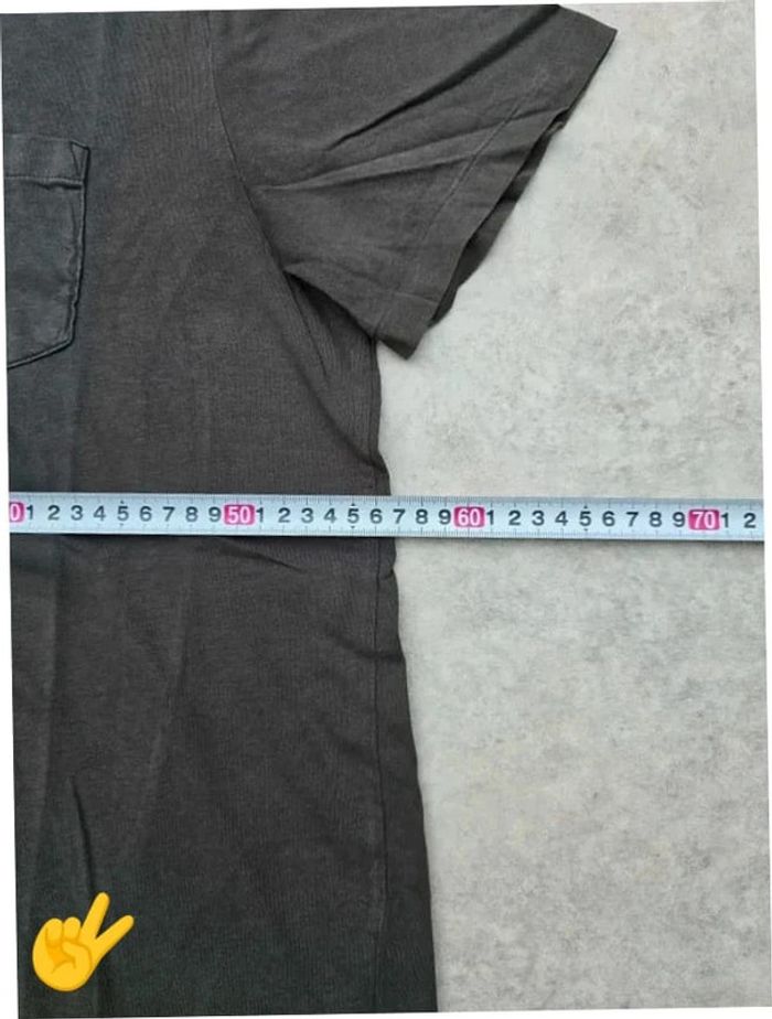 T-shirt Ralph Lauren L coupe col rond gris Homme Men tee25b - photo numéro 5