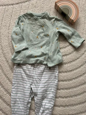 Pyjama 2 pièces vert d’eau