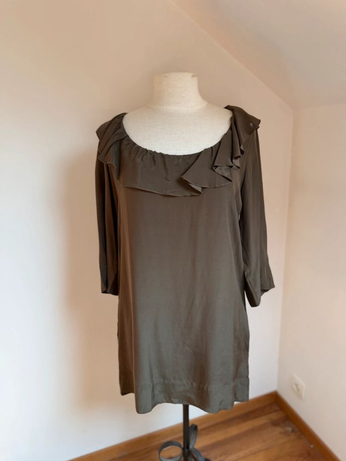 Superbe robe neuve chic en soie Et vous collab la redoute 🌸 42 XL