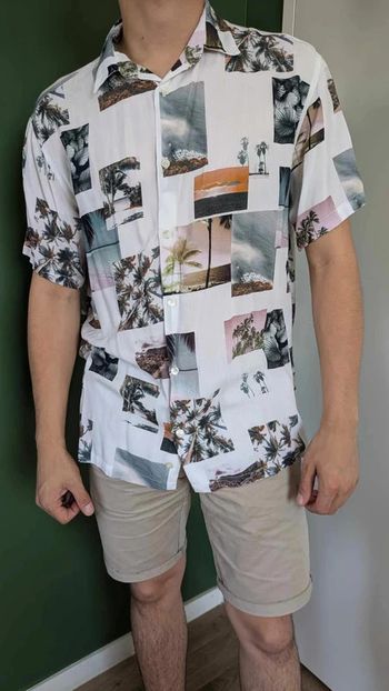 Chemise homme à manches courtes Bershka