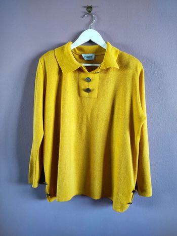 Pull jaune vintage