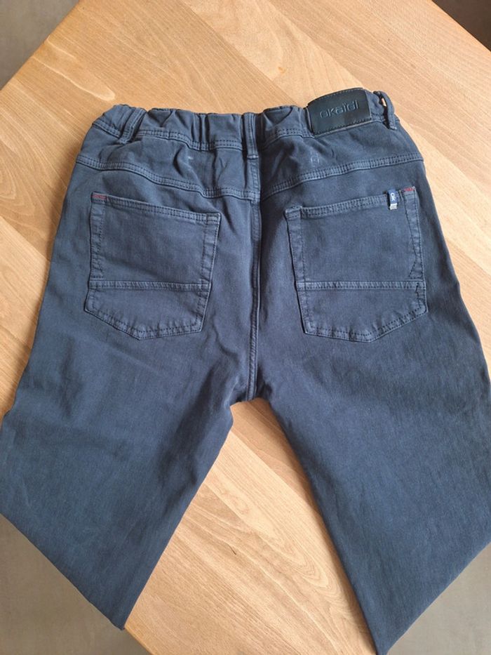 Lot 2 pantalon jean Okaïdi enfant garçons 14 ans - photo numéro 7