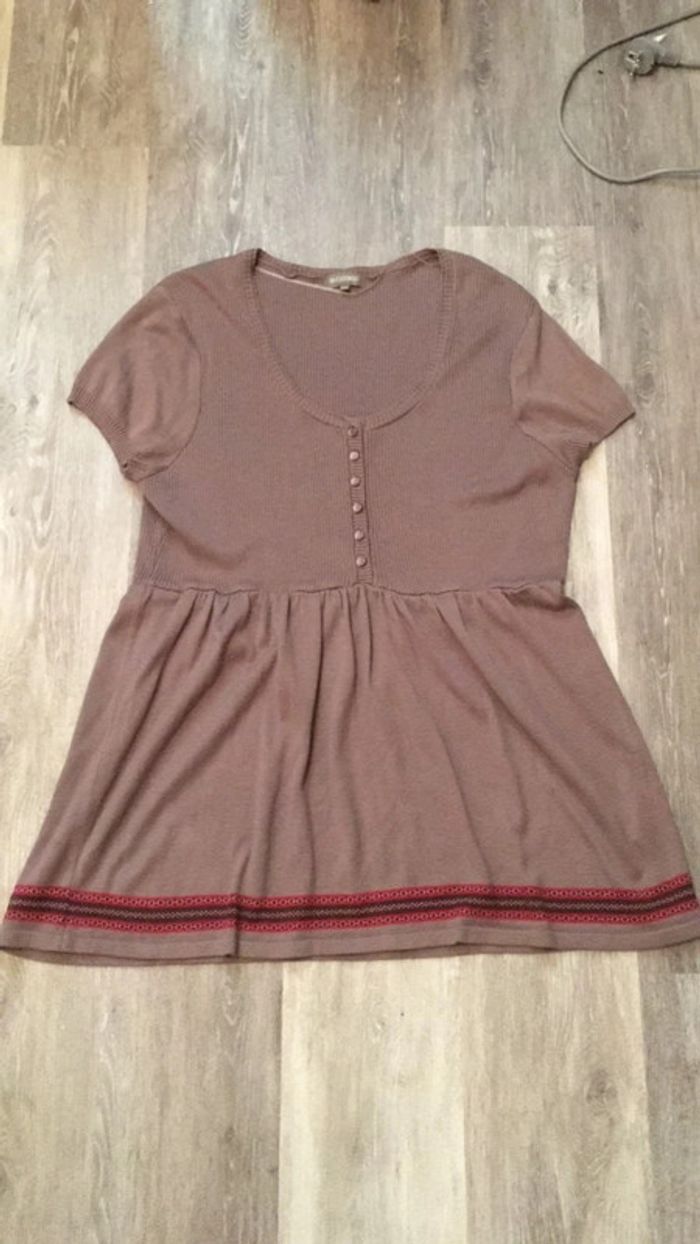 Pull taupe