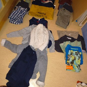Lot vêtements bébé garçon
