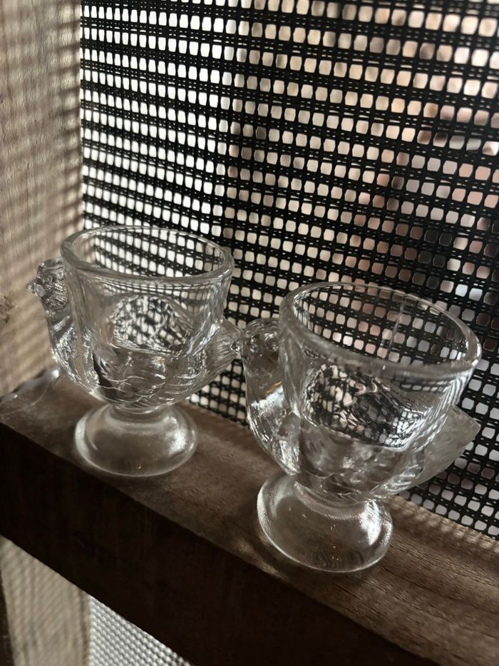 Coquetier vintage christal d’arques - photo numéro 3