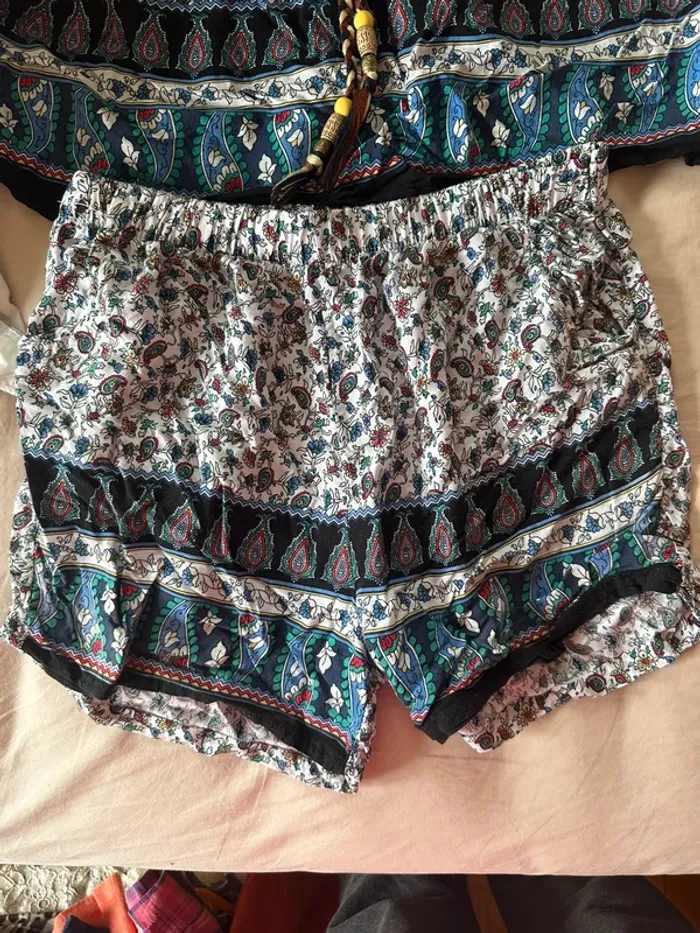 Ensemble bohème été - Top + Short assorti 🌸 - photo numéro 17