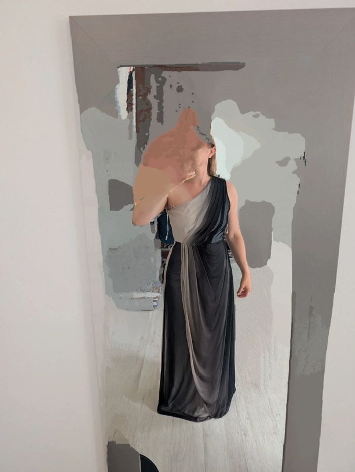 Robe longue style empire