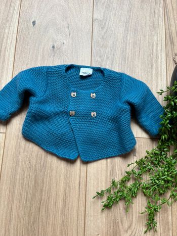 Gilet bleu tao mixte