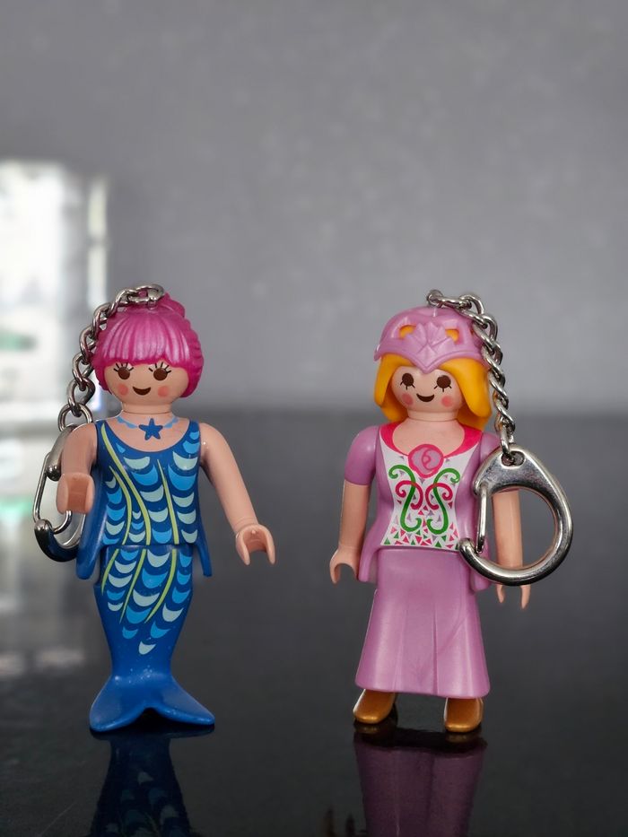 Playmobil lot 2 porte clés
