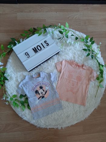 Lot de 2 tee-shirts Mickey