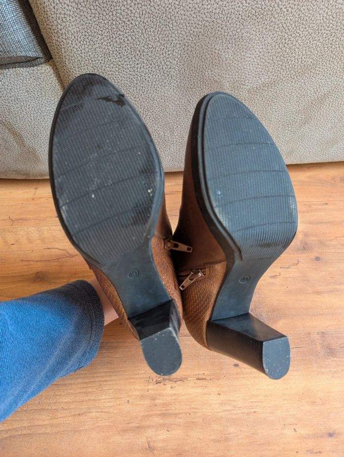 Bottines marron fashion victime - photo numéro 6