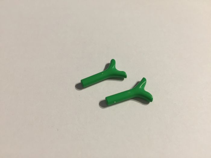 Lot x2 Haut de carotte / Brindille vert clair 33183 pièce détachée Lego #A49