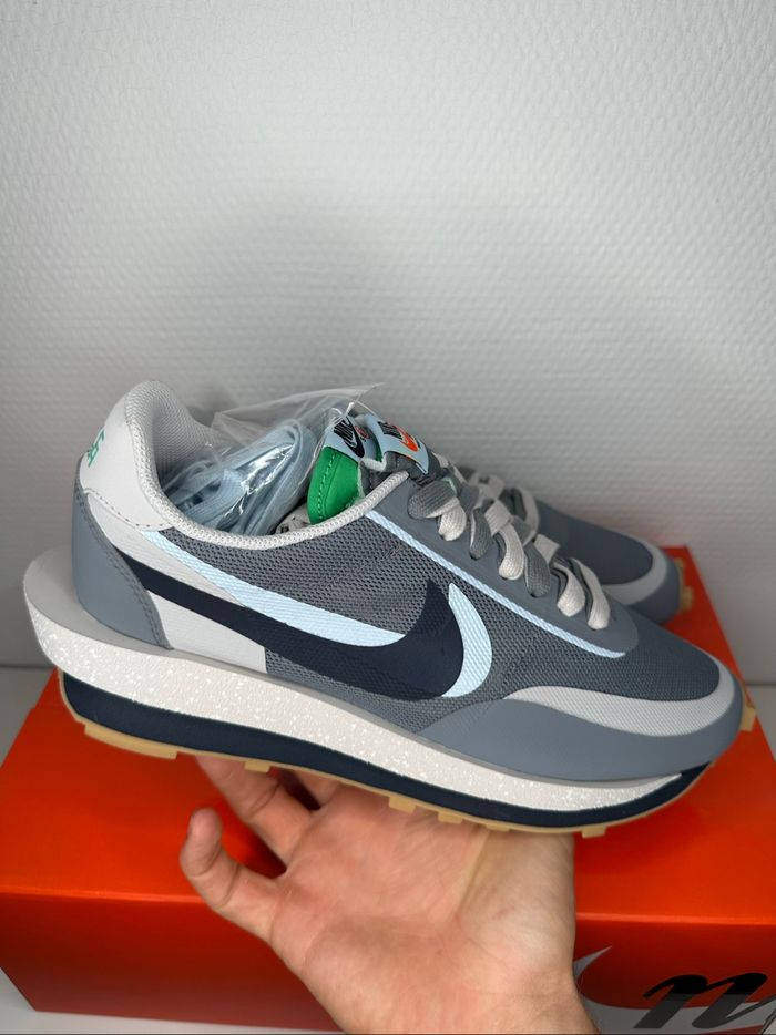 Nike LD Waffle Sacai CLOT Kiss of Death 2 Cool Grey