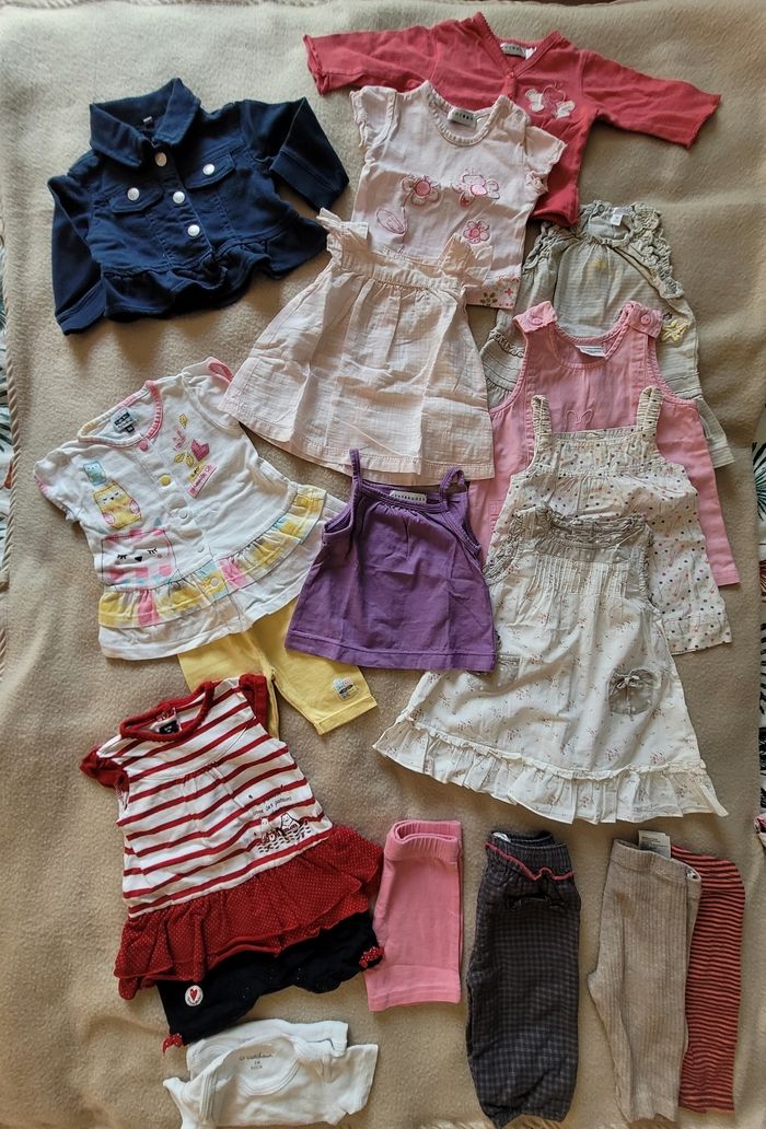 Lot de vêtement été fille 3 mois
