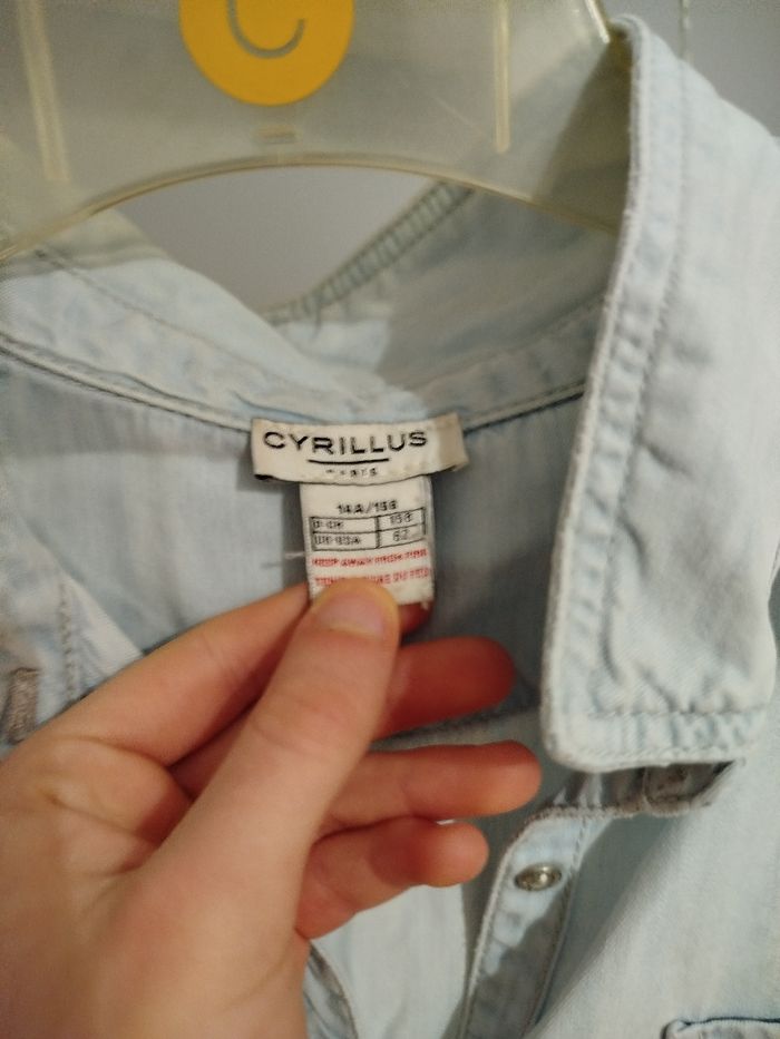 Chemise en jean Cyrillus taille 14 - photo numéro 2