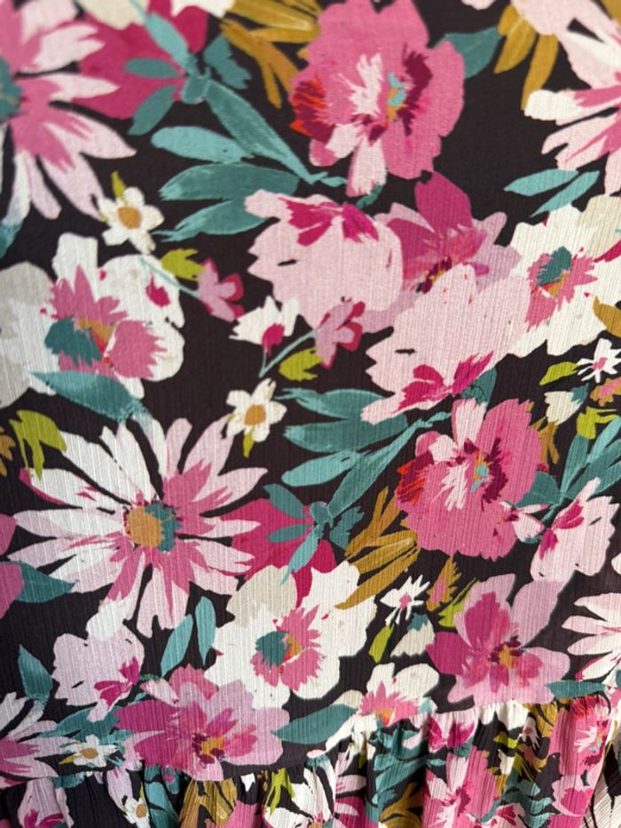Superbe jupe longue fleurie fluide neuve Camaïeu 🌸 S 36 - photo numéro 6