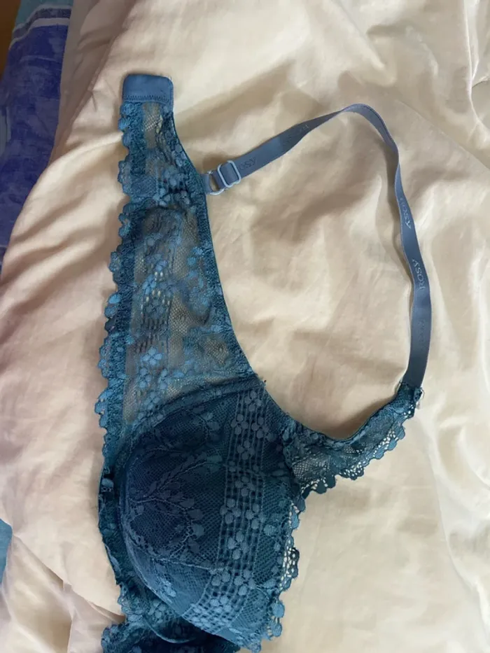 Soutient gorge bleu ardoise - photo numéro 3